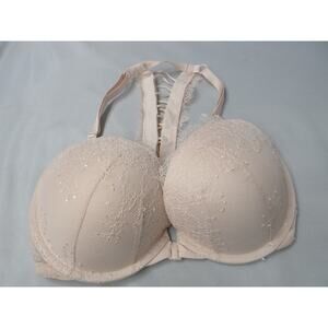 Victorias Secret 32DD Bra Pale Pink Very Sexy Push Up Padded Front Closure